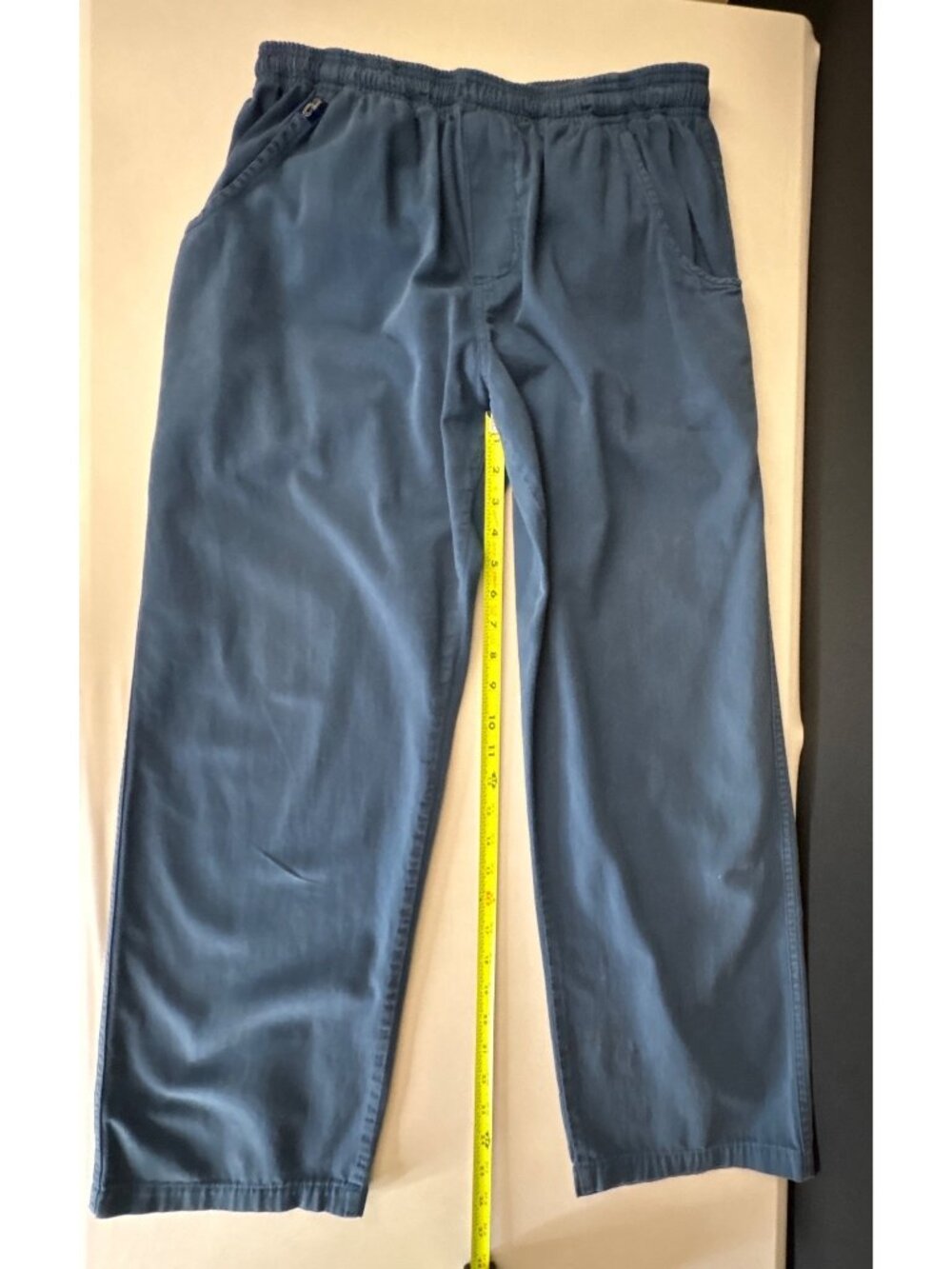 Crazy Shirts Hawaii Men's Joggers Pants Blue Elastic Waist Medium Relax Vintage - Picture 12 of 13